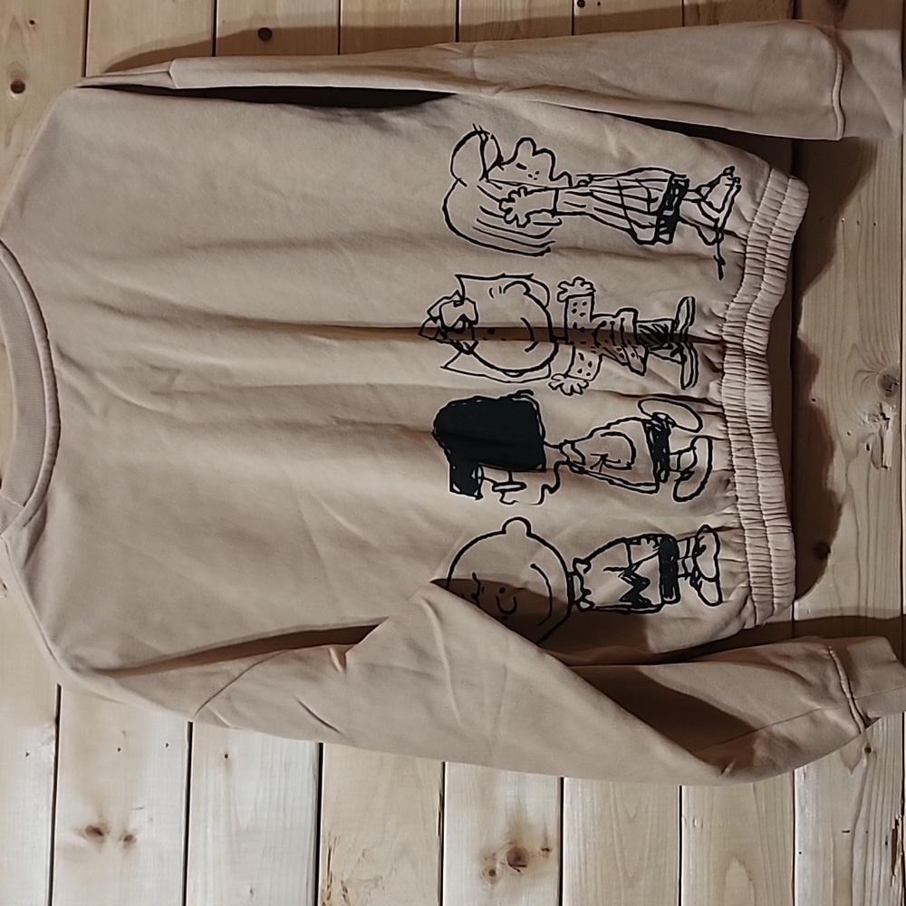 H&M Snoopy Sweat Shirt Size 16/18 - Picture 4 of 6